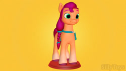 Size: 1280x720 | Tagged: safe, artist:sillytoys, sunny starscout, earth pony, pony, g5, my little pony: a new generation, 3d