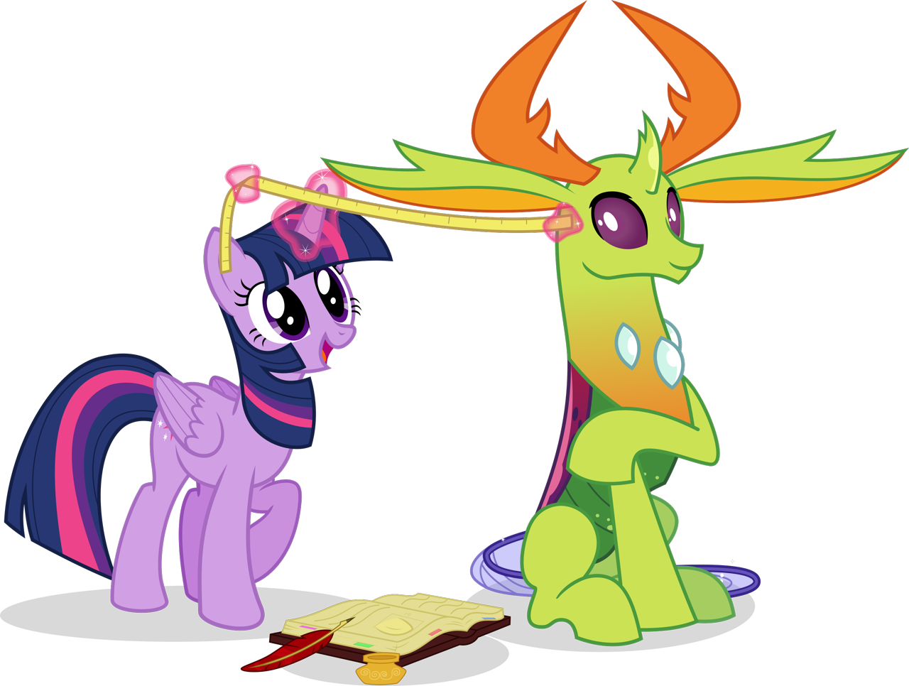 Safe Artist Jp Derpibooru Exclusive Thorax Twilight Sparkle Alicorn Changedling