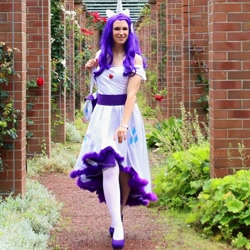 Size: 1080x1080 | Tagged: safe, artist:chiado33, rarity, human, g4, clothes, cosplay, costume, irl, irl human, photo, purse