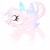 Size: 4096x4096 | Tagged: safe, artist:ladylullabystar, oc, oc only, oc:lullaby star, alicorn, pony, absurd resolution, ethereal wings, glowing, glowing eyes, simple background, solo, white background, wings