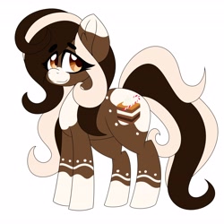 Size: 4096x4096 | Tagged: safe, artist:ladylullabystar, oc, oc only, earth pony, pony, absurd resolution, female, mare, simple background, solo, white background