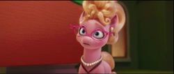 Size: 751x317 | Tagged: safe, screencap, phyllis cloverleaf, earth pony, pony, g5, my little pony: a new generation, spoiler:my little pony: a new generation, female, mare, surprised face