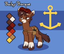 Size: 2244x1896 | Tagged: safe, artist:siroc, oc, oc only, oc:bailey barque, earth pony, pony, reference sheet, solo