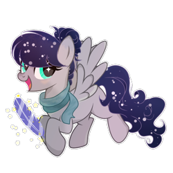 Size: 1080x1080 | Tagged: safe, artist:dashyowo, oc, oc only, pegasus, pony, base used, clothes, female, mare, scarf, simple background, solo, transparent background