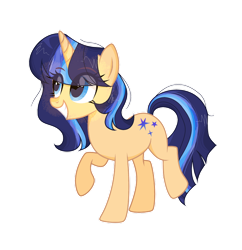 Size: 1280x1321 | Tagged: safe, artist:dashyowo, oc, oc only, pony, unicorn, base used, eye clipping through hair, eyebrows, eyebrows visible through hair, female, horn, mare, multicolored mane, multicolored tail, outline, raised hoof, raised leg, simple background, smiling, solo, standing on two hooves, tail, transparent background, unicorn oc, white outline
