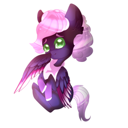 Size: 1024x1024 | Tagged: safe, artist:sakimiaji, oc, oc only, oc:mangosteen, pony, simple background, solo, transparent background