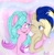 Size: 1200x1237 | Tagged: safe, artist:rafiiis, oc, oc only, earth pony, pony, blushing, duo, female, hug, one eye closed