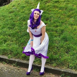 Size: 848x848 | Tagged: safe, artist:chiado33, rarity, human, g4, clothes, cosplay, costume, high heels, irl, irl human, photo, shoes