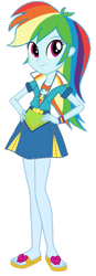 Size: 279x806 | Tagged: artist needed, safe, edit, edited screencap, screencap, rainbow dash, equestria girls, g4, background removed, feet, hand on hip, not a vector, sandals, simple background, solo, transparent background