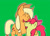 Size: 1200x868 | Tagged: safe, artist:caluriri, apple bloom, applejack, earth pony, pony, g4, adorabloom, apple sisters, cute, duo, duo female, eyes closed, female, filly, foal, green background, hug, jackabetes, mare, open mouth, open smile, siblings, simple background, sisters, smiling, sweet dreams fuel