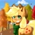 Size: 2438x2438 | Tagged: safe, artist:galaxy swirl, applejack, earth pony, pony, g4, autumn, blushing, clothes, hat, high res, leaves, scarf, solo, tree