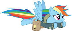 Size: 6934x3000 | Tagged: safe, artist:cloudy glow, artist:yanoda, rainbow dash, pegasus, pony, g4, top bolt, .ai available, absurd resolution, bomber jacket, clothes, female, flying, jacket, mare, multicolored hair, multicolored mane, rainbow hair, rainbow tail, simple background, smiling, solo, spread wings, tail, transparent background, underhoof, vector, wings