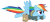 Size: 6934x3000 | Tagged: safe, artist:cloudy glow, artist:yanoda, rainbow dash, pegasus, pony, g4, top bolt, .ai available, absurd resolution, bomber jacket, clothes, cute, dashabetes, female, flying, jacket, mare, multicolored hair, multicolored mane, rainbow hair, rainbow tail, simple background, smiling, solo, spread wings, tail, transparent background, underhoof, vector, wings