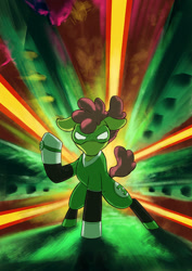 Size: 1280x1811 | Tagged: safe, artist:jamescorck, apple bloom, earth pony, pony, g4, female, filly, green lantern, solo