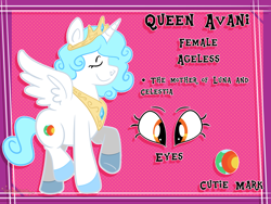 Size: 1600x1200 | Tagged: safe, oc, oc only, alicorn, pony, alicorn oc, female, horn, mother, original character do not steal, queen, solo, wings