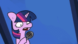 Size: 1920x1080 | Tagged: safe, ai assisted, ai content, artist:tjpones, fifteen.ai, pinkie pie, twilight sparkle, earth pony, pony, unicorn, g4, ai voice, animated, duo, female, hoof hold, mare, microphone, monorail, simpsons did it, sound, webm