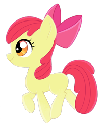 Size: 922x1120 | Tagged: safe, artist:sleepykoinu, apple bloom, earth pony, pony, g4, female, filly, simple background, solo, sticker, transparent background