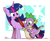 Size: 1580x1304 | Tagged: safe, artist:fuyugi, spike, twilight sparkle, dragon, pony, unicorn, g4, abstract background, blushing, cute, female, horn, male, mare, open mouth, quill, scroll, signature, spikabetes, twiabetes, unicorn twilight