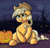 Size: 2424x2320 | Tagged: safe, artist:llametsul, applejack, earth pony, pony, g4, halloween, high res, holiday, pumpkin, solo