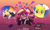 Size: 1703x1028 | Tagged: safe, artist:opossum-stuff, edit, flash sentry, sunset shimmer, pony, equestria girls, g4, book, cellphone, female, floating heart, heart, male, phone, ship:flashimmer, shipping, straight, sunset's journal