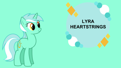 Size: 4400x2475 | Tagged: safe, artist:90sigma, edit, editor:quoterific, vector edit, lyra heartstrings, pony, unicorn, g4, board, female, high res, mare, simple background, solo, text, vector, wallpaper