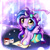 Size: 1280x1281 | Tagged: safe, artist:appleneedle, oc, oc:tally, alicorn, pony, creativity, dream, heart, hobby, love, magic