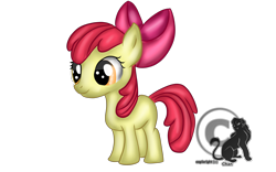 Size: 3840x2400 | Tagged: safe, artist:chanpony98, apple bloom, earth pony, pony, g4, female, filly, high res, solo