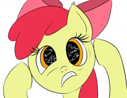 Size: 1800x1400 | Tagged: safe, artist:melonhunter, apple bloom, earth pony, pony, g4, fancy mathematics, female, filly, math, solo