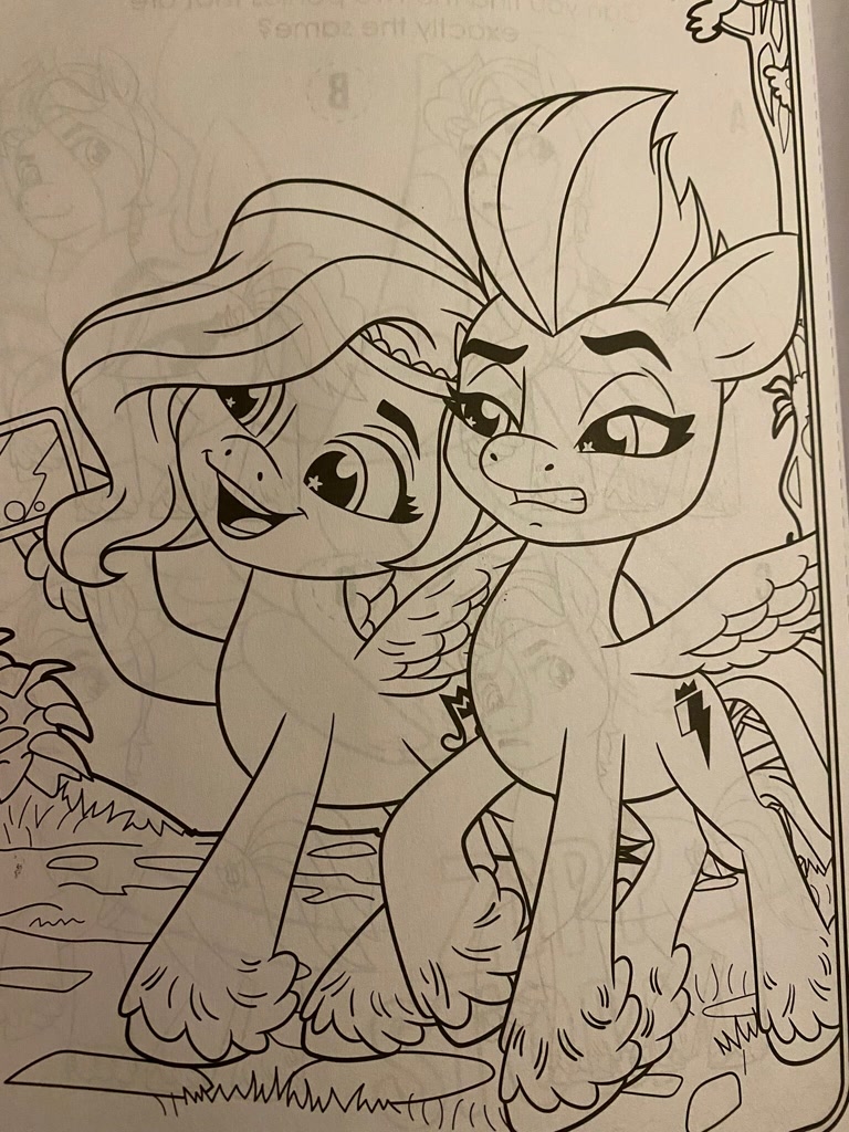 Zipp Colouring In #2714286 - safe, pipp petals, zipp storm, pegasus, pony, g5, coloring ...