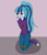 Size: 1640x1908 | Tagged: safe, artist:nie-martw-sie-o-mnie, sonata dusk, human, equestria girls, g4, arm behind back, bondage, bound and gagged, clothes, converse, female, gag, kneeling, punish the villain, rope, rope bondage, shoes, solo, tape, tape gag, tied up