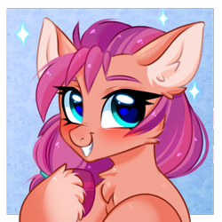 Size: 4000x4000 | Tagged: safe, artist:pesty_skillengton, sunny starscout, earth pony, pony, g5, my little pony: a new generation, absurd resolution, cute, female, heart, heart eyes, mare, sketch, solo, sunnybetes, wingding eyes