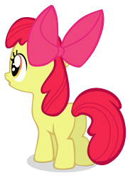 Size: 1014x1384 | Tagged: safe, artist:flutterflyraptor, apple bloom, earth pony, pony, g4, female, filly, simple background, solo, transparent background, vector