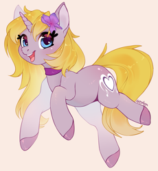 Size: 913x992 | Tagged: safe, artist:ginjallegra, oc, oc only, pony, unicorn, female, flower, flower in hair, looking at you, male, simple background