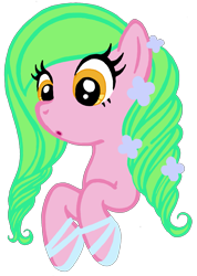 Size: 1097x1540 | Tagged: safe, artist:telasra, oc, oc only, earth pony, pony, :o, bust, earth pony oc, eyelashes, female, flower, flower in hair, hoof shoes, mare, open mouth, simple background, smiling, solo, transparent background