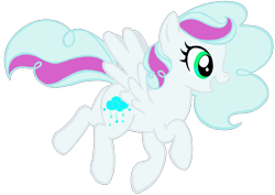 Size: 2910x2060 | Tagged: safe, artist:telasra, oc, oc only, pegasus, pony, female, high res, mare, open mouth, pegasus oc, simple background, smiling, solo, transparent background, wings