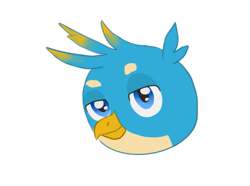 Size: 843x627 | Tagged: safe, artist:wrath-marionphauna, gallus, griffon, g4, head only, simple background, solo, transparent background