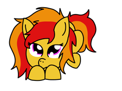 Size: 4032x3024 | Tagged: safe, artist:cocacola1012, oc, oc only, oc:sunrise flair, pegasus, pony, simple background, solo, transparent background