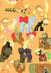 Size: 1280x1810 | Tagged: safe, artist:benpictures1, applejack, fluttershy, mistress marevelous, earth pony, pegasus, pony, a dog and pony show, g4, my little pony: the movie, power ponies (episode), applebutt, applejack day, applejack's hat, butt, clothes, cowboy hat, cute, female, frog (hoof), hat, inkscape, jackabetes, mare, plot, power ponies, shyabetes, underhoof, vector