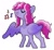Size: 4000x3700 | Tagged: safe, artist:rainbowheartunicorn, starsong, pegasus, pony, g3, and a beautiful starsong melody, cute, eyes closed, female, mare, music notes, one wing out, purple wings, simple background, singing, solo, starsawwwng, that pony sure does love to sing, white background, wings