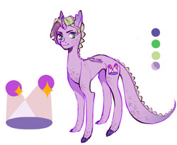 Size: 1280x1051 | Tagged: safe, artist:lovelyluckyy, oc, oc only, oc:starry diamond, dracony, hybrid, cutie mark, interspecies offspring, offspring, parent:rarity, parent:spike, parents:sparity, simple background, solo, white background