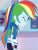 Size: 1920x2552 | Tagged: safe, screencap, rainbow dash, dashing through the mall, equestria girls, equestria girls specials, g4, my little pony equestria girls: better together, my little pony equestria girls: holidays unwrapped, breasts, clothes, cropped, cutie mark, cutie mark on clothes, eyes closed, female, frown, geode of super speed, gritted teeth, high res, hoodie, jewelry, magical geodes, necklace, solo