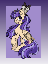 Size: 3456x4608 | Tagged: safe, artist:dreamy990, oc, oc only, bird, owl, pegasus, pony, female, mare, solo