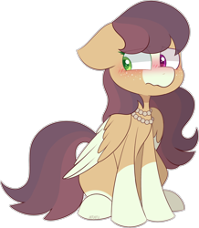 Size: 2202x2529 | Tagged: safe, artist:jetjetj, oc, oc only, oc:cranberry basil, pegasus, pony, colored wings, female, heterochromia, high res, mare, simple background, solo, transparent background, two toned wings, wings