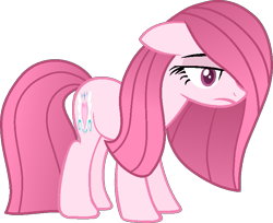 Size: 755x616 | Tagged: safe, artist:muhammad yunus, oc, oc only, oc:annisa trihapsari, earth pony, pony, series:the return of annisa, g4, yakity-sax, base used, bedroom eyes, female, floppy ears, mare, medibang paint, not pinkamena, sad, simple background, solo, transparent background