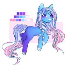 Size: 2600x2200 | Tagged: safe, artist:miioko, oc, oc only, pony, unicorn, braid, braided tail, high res, horn, simple background, solo, tail, transparent background, unicorn oc