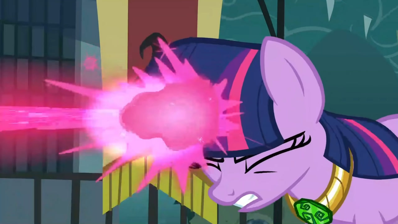 Safe Screencap Twilight Sparkle Pony Unicorn Magic Duel Season Eyes Closed