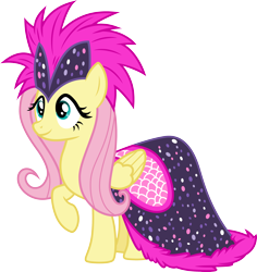 Size: 3000x3177 | Tagged: safe, artist:cloudy glow, fluttershy, pony, g4, green isn't your color, .ai available, high res, simple background, solo, transparent background, vector
