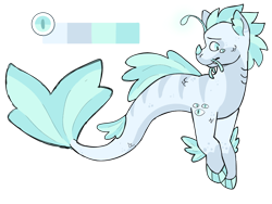 Size: 1024x768 | Tagged: safe, artist:smallhyenas, oc, oc only, merpony, seapony (g4), blue mane, blue tail, fins, fish tail, flowing tail, gills, glowing, simple background, smiling, solo, tail, transparent background