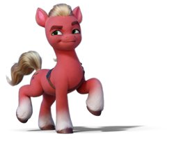 Size: 967x785 | Tagged: safe, sprout cloverleaf, earth pony, pony, g5, my little pony: a new generation, official, spoiler:my little pony: a new generation, male, shadow, simple background, solo, stallion, stock render, transparent background