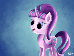 Size: 1600x1200 | Tagged: safe, artist:madmourning, starlight glimmer, pony, unicorn, g4, female, open mouth, s5 starlight, solo